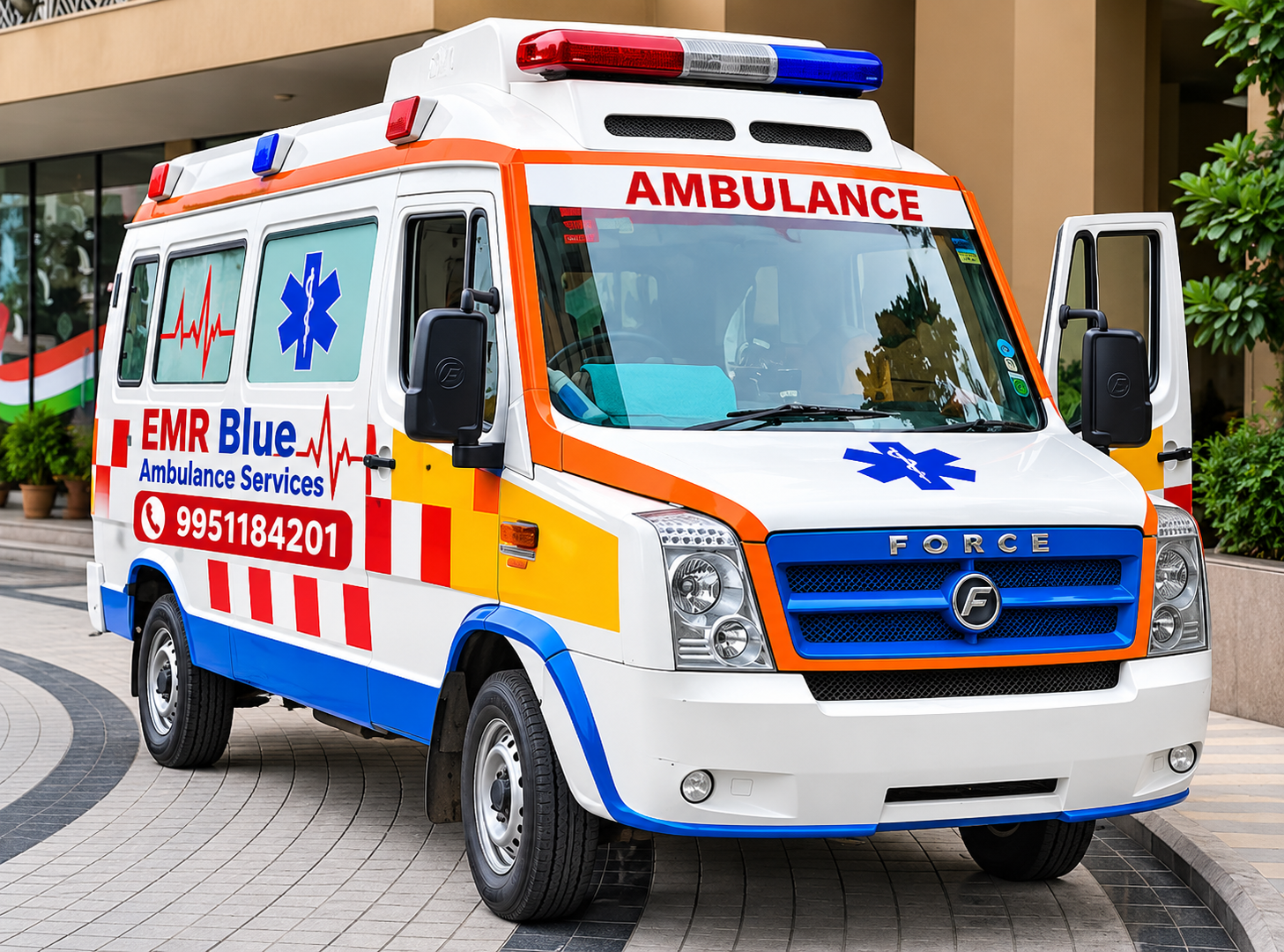 EMR Blue Ambulance Services Banner Image
